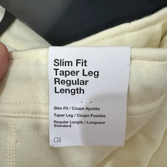 Nike Tech Fleece Joggers Pants Coconut Milk Black FB8002-113 Men's Size XXL NEW - Picture 3 of 4